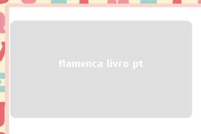 flamenca livro pt 