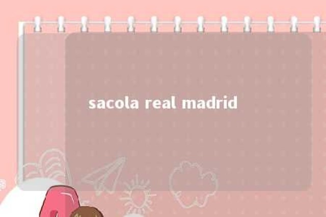 sacola real madrid 